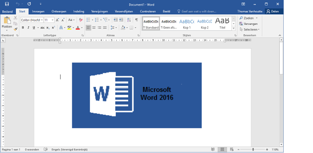 WORD 2016