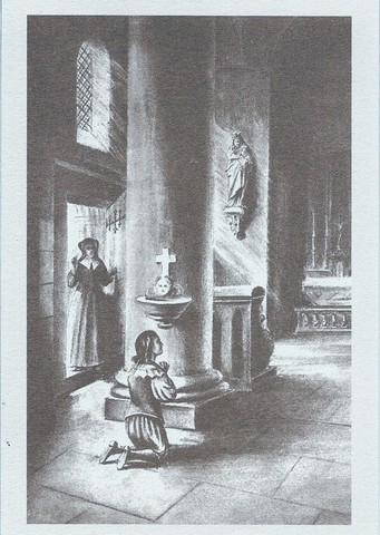 SAN JUAN EUDES EN SU PRIMERA COMUNIÓN