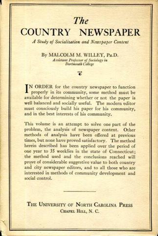 The Country Newspaper