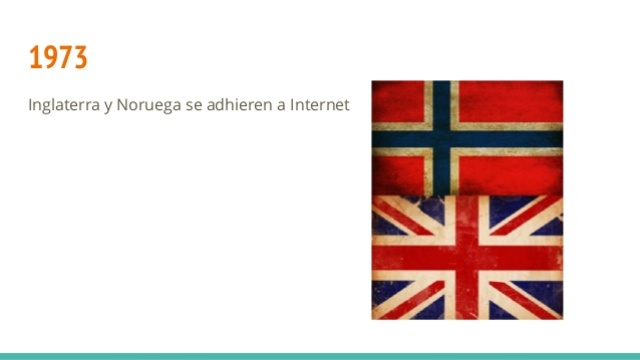 Inglaterra y Noruega se adhieren al internet