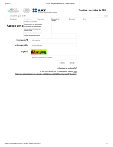 Solicitar un aviso de apertura de establecimientos