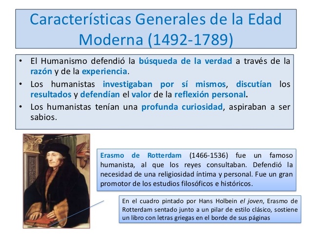 CONOCIMIENTO DE LA EDAD MODERNA