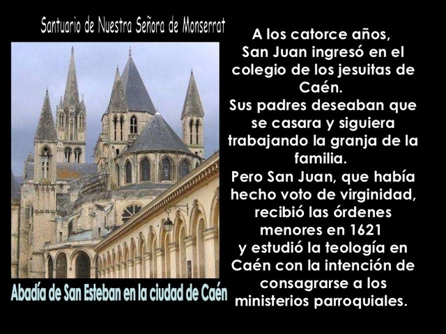 Inicios académicos de San Juan Eudes