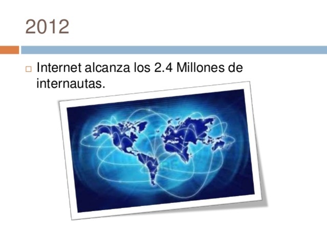Internet alcanza los 2.4 mil millones de internautas