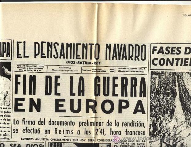 Fin de la segunda guerra mundial