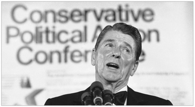 Ronald Reagan Speaks to Conservatives