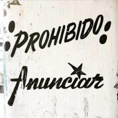 prohibido anunciarse!
