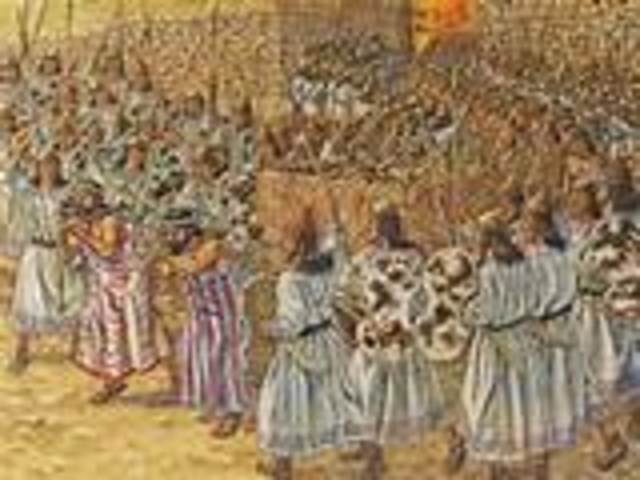 Hittites are pushed into Mesopotamia.