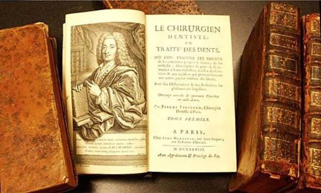 1728 dentista cirujano Pierre Fauchard
