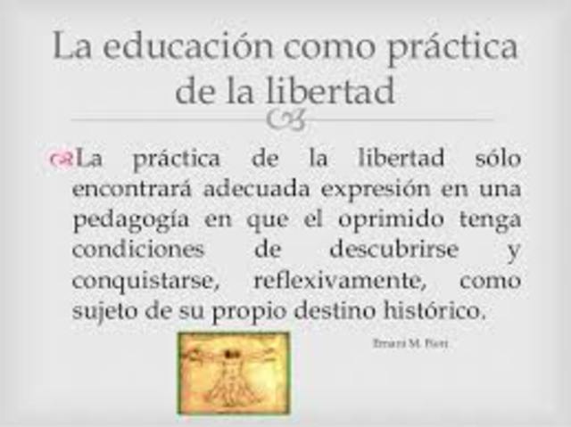 La educación como práctica de la libertad