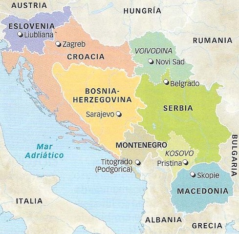 Impacto de la desintegración de Yugoslavia