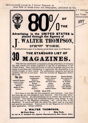 Agencia de Publicidad "Walter Thompson "