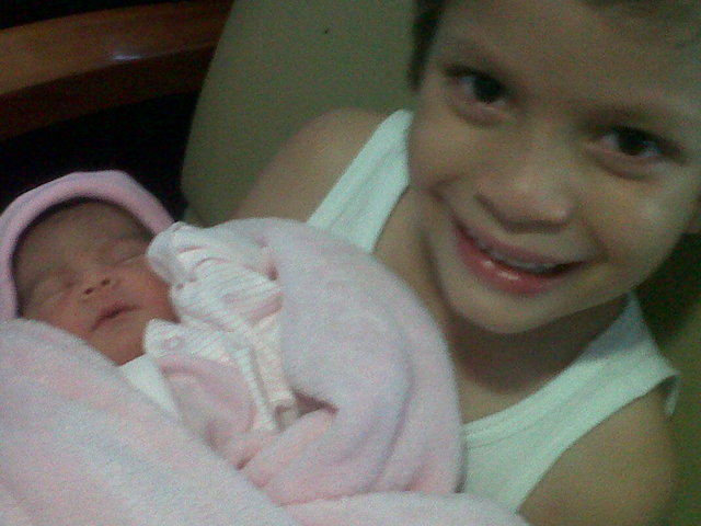 Nacimiento de mi hermana