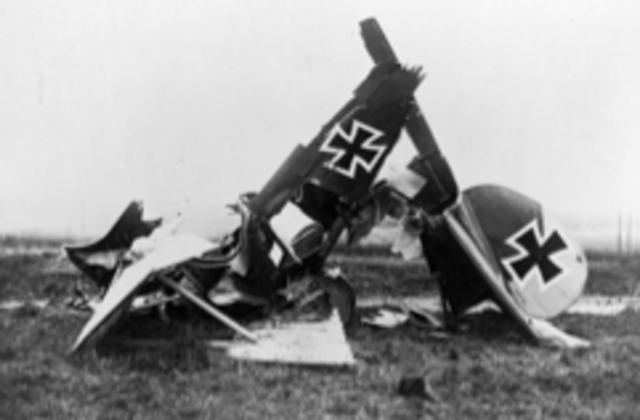 El Barón Rojo es Derribado