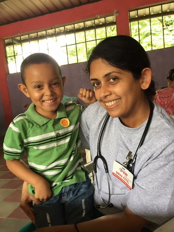 hounduras Fue en su primer misión médical en hounduras