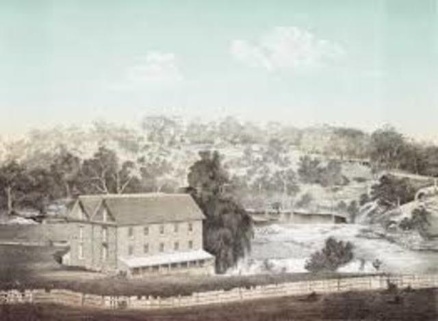 John Dight build and operate a flour mill.