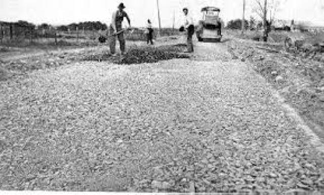 Pavimento en las carreteras