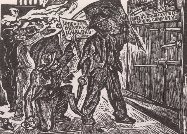 Huelga de mineros en Cananea