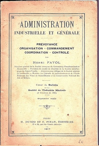 Administration Industrie/le et Genérale