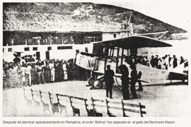 Camilo Daza inaugura la Compañía Norte Santandereana de Aviación