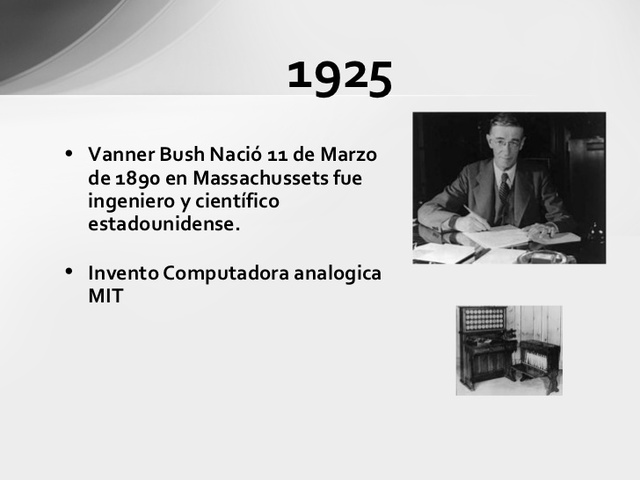 inventos de 1925 y 1944