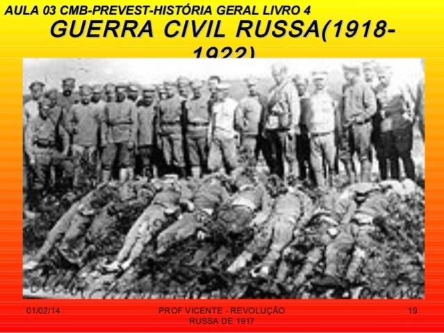 Guerra Civil - Exército vermelho vs Exército branco