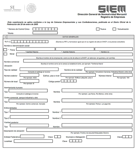 "Registro Empresarial"
