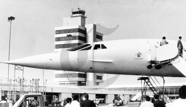 Llegada del Concorde a Colombia