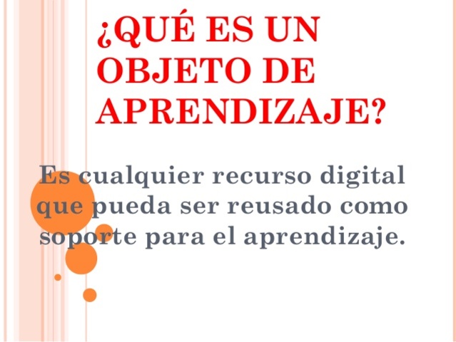 Objetos de Aprendizaje