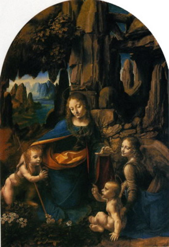 Obra "Virgen de las Rocas"