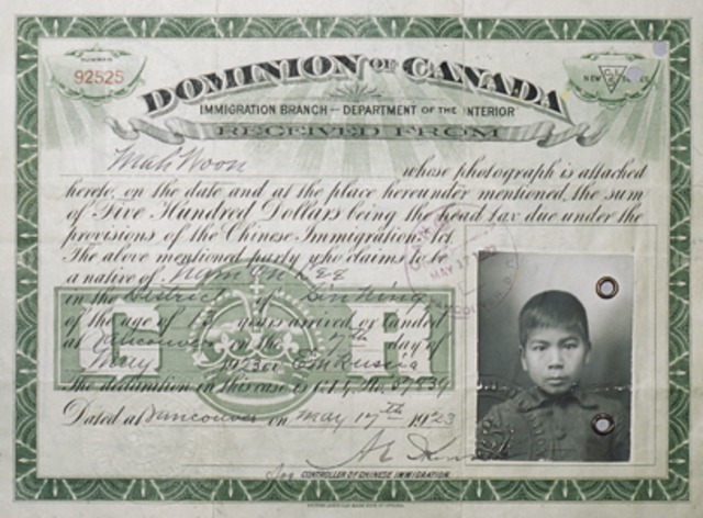 Chinese Immigration Act 1923