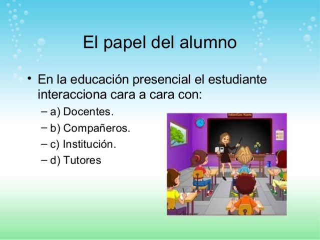 educación presencial pura