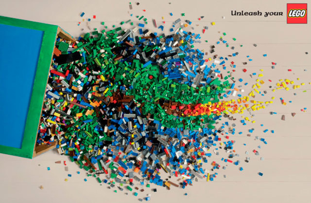 como se crearon las fichas de lego