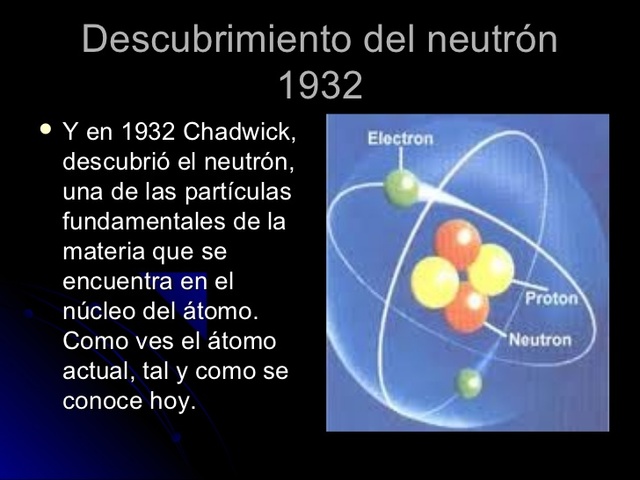 DESCUBRIMIENTO DEL NEUTRÓN