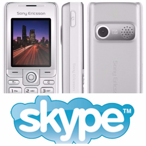 Celular con camara, conexion infraroja, Uso de Skype para realizar videollamadas