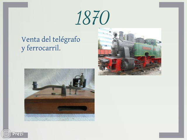 El telégrafo y El ferrocarril