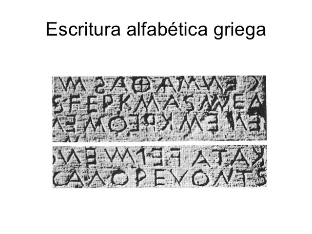 Escritura  logográfica en naturaleza (arcilla/piedra)