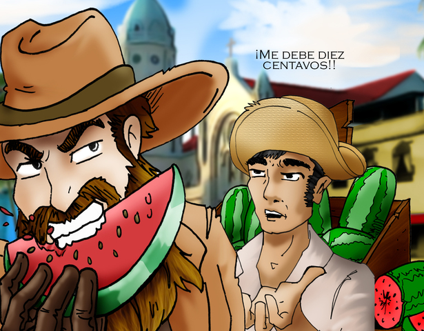 El incidente de la tajada de sandía