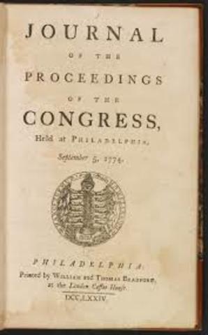 journal of the proceedings of congress