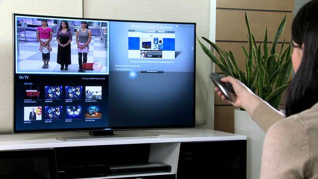 Samsung created the worlds first doubled 33 inch screen tv.