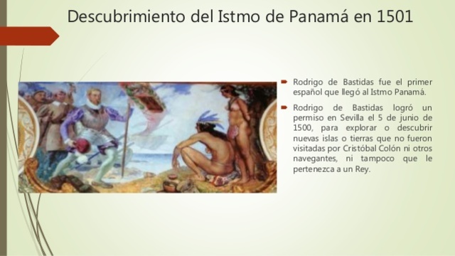 Descubrimiento del istmo de Panamá
