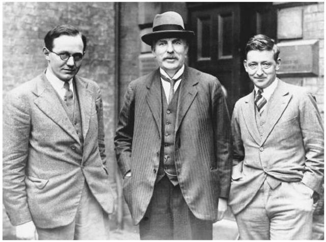Rutherford, Hans Geiger y Ernest Marsden
