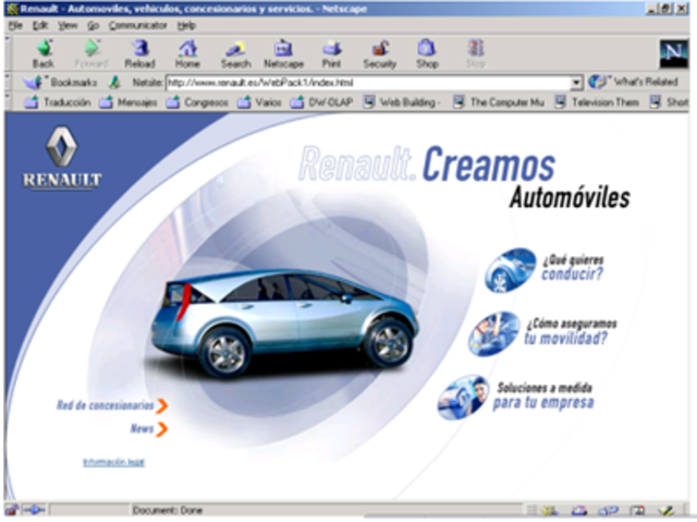 TERCERA GENERACIÓN DE LOS SITIOS WEB