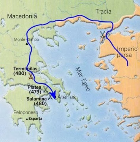 Época Clásica-Cimón derrota a los persas