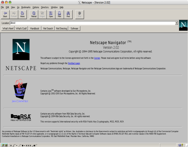 Netscape Navigator 2.0