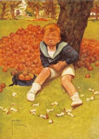 Thompson describió las semejanzas entre el cólera y la gastrointeritis infantil por E.coli.