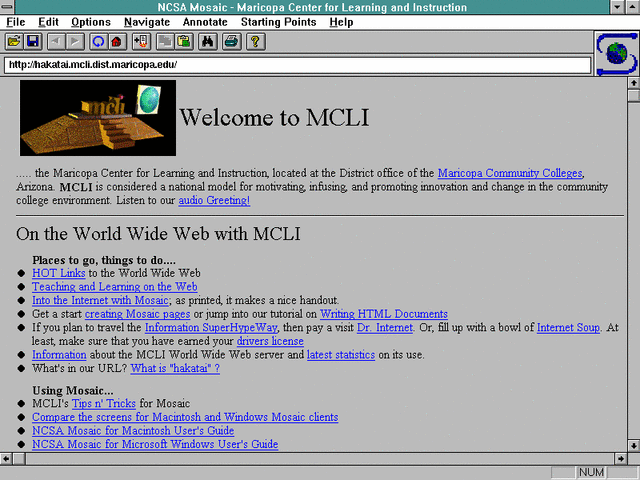 Primera versión de HTML