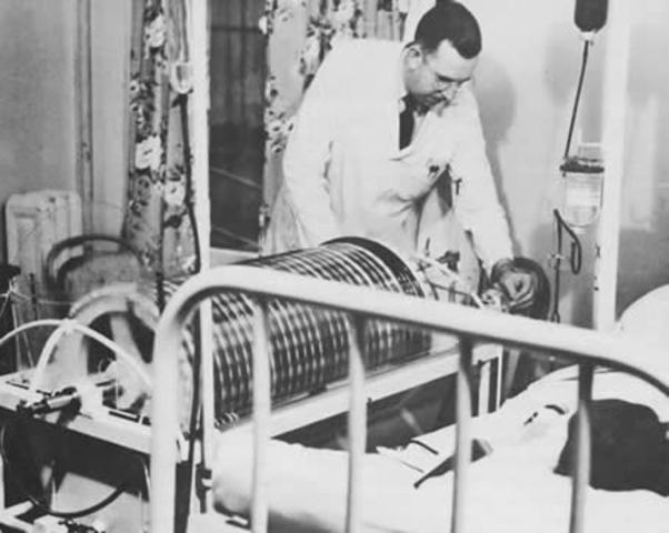 First dialysis machine