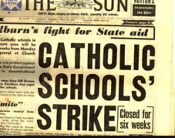 1962- Major changes and Goulburn school strike