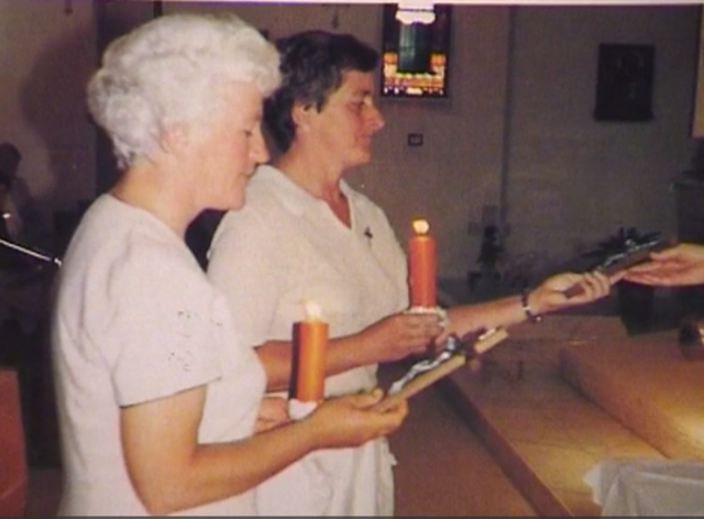 Irene takes her first vows